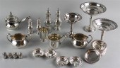 GROUP OF VARIOUS SILVER TABLE