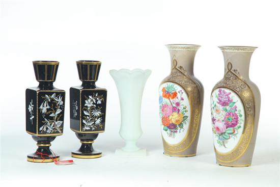GROUP OF VASES.  Continental 