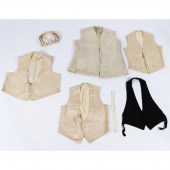 GROUP OF VICTORIAN MEN'S VESTS