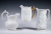 GROUP OF VICTORIAN MOLDED POTT