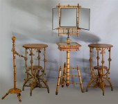 GROUP OF VICTORIAN STYLE BAMBO