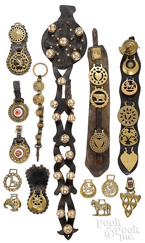 GROUP OF VINTAGE BRASS AND