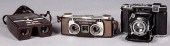 GROUP OF VINTAGE CAMERAS AND A