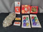 Group of Vintage Christmas Dec