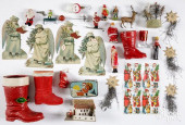 GROUP OF VINTAGE CHRISTMAS ITE