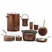 GROUP OF VINTAGE COPPER CLAD K
