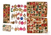 GROUP OF VINTAGE GLASS CHRISTM