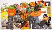 GROUP OF VINTAGE HALLOWEEN DEC