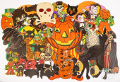 GROUP OF VINTAGE HALLOWEEN<br>