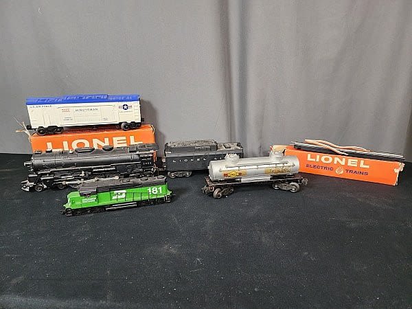 Group of Vintage Lionel Trains.