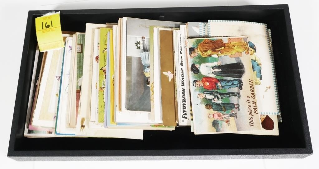 GROUP OF VINTAGE POSTCARDS, SOME