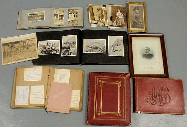 Group of vintage travel and