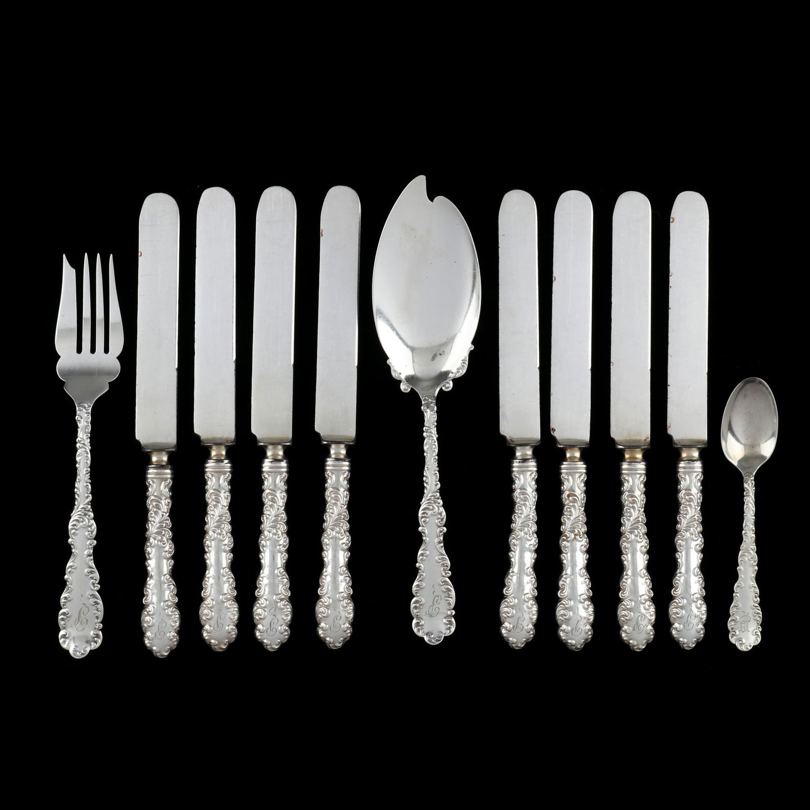 GROUP OF WALLACE  WAVERLY  STERLING