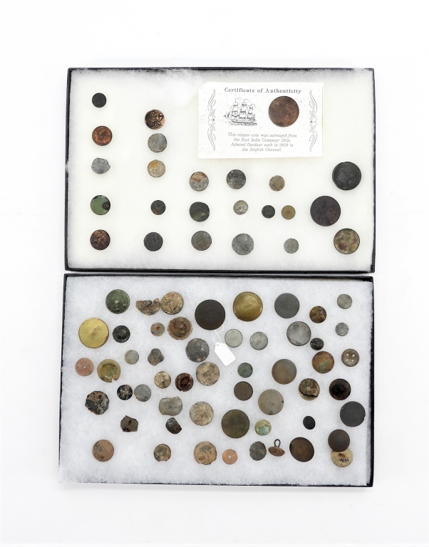 GROUP OF WAR OF 1812-ERA BUTTONS