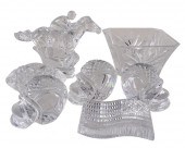 GROUP OF WATERFORD CRYSTAL DES
