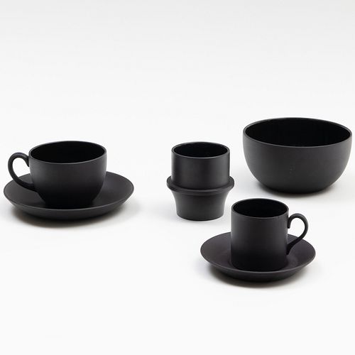 GROUP OF WEDGWOOD BLACK BASALT