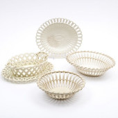 GROUP OF WEDGWOOD CREAMWARE BA