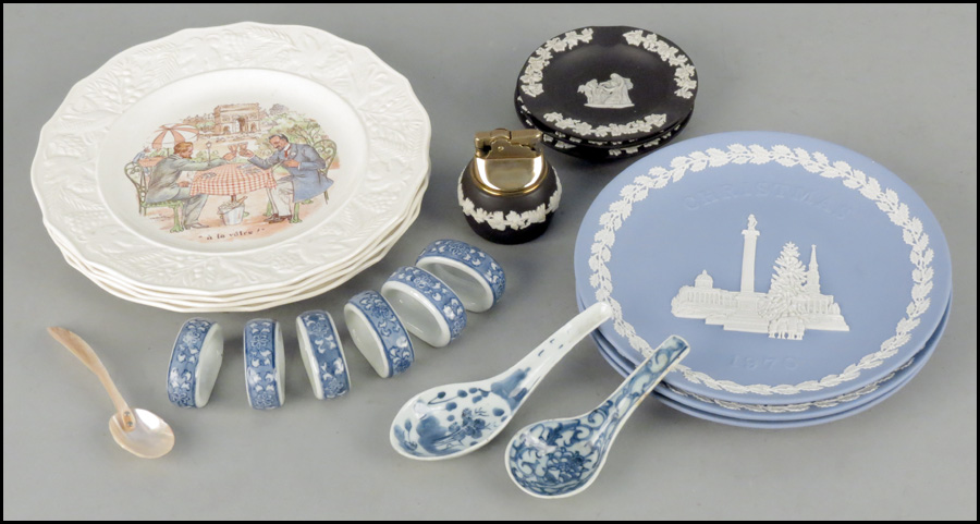 GROUP OF WEDGWOOD JASPERWARE