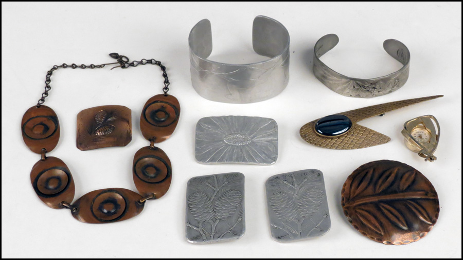 GROUP OF WENDELL AUGUST ALUMINUM