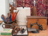 GROUP OF WOOD AND OTHER TABLE