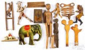 GROUP OF WOODEN TOYSGroup of w