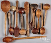 GROUP OF WOODENWARE, 19TH/20TH