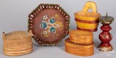 GROUP OF WOODENWARE, 20TH C.Gr