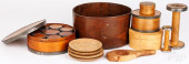 GROUP OF WOODENWARE, TO INCLUD