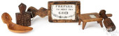 GROUP OF WOODENWARE, TO INCLUD