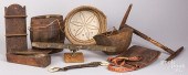 GROUP OF WOODENWAREGroup of wo