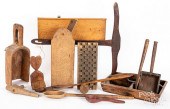 GROUP OF WOODENWAREGroup of wo