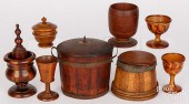 GROUP OF WOODENWAREGroup of wo