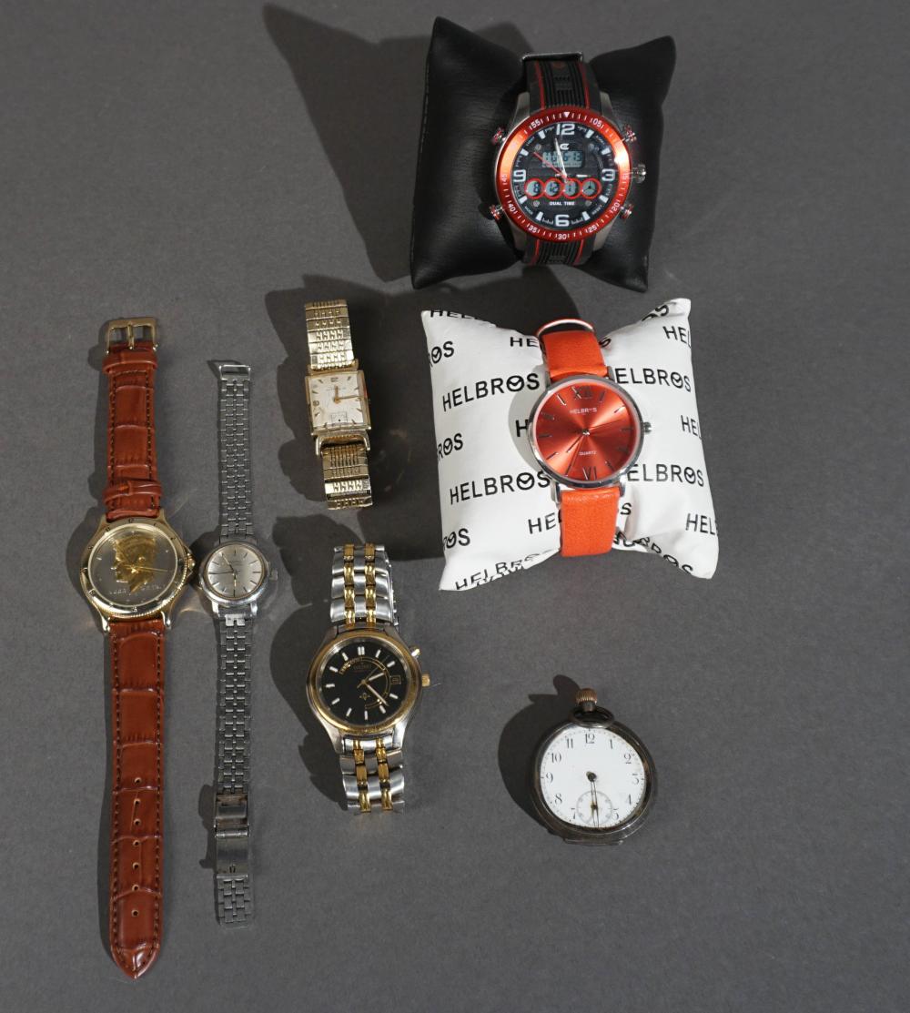 GROUP OF WRIST WATCHES, INCLUDING