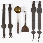 GROUP OF WROUGHT IRON<br>Group
