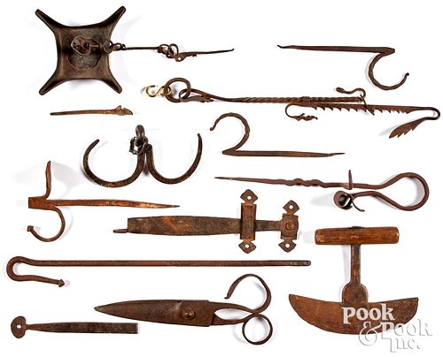 GROUP OF WROUGHT IRONGroup of