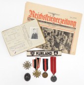 GROUP OF WWII GERMAN MEDALS AN