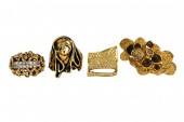 GROUP OF YELLOW GOLD RINGScomp