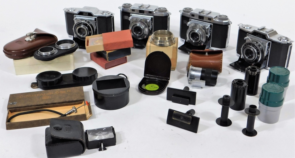 GROUP OF ZEISS IKON CONTINA FOLDING
