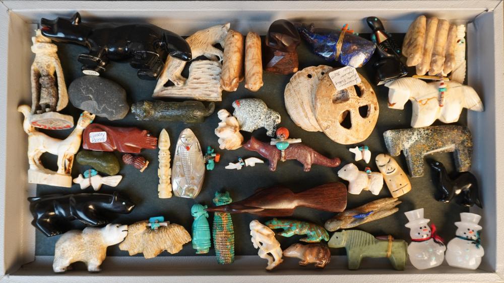 GROUP OF ZUNI AND OTHER NATIVE