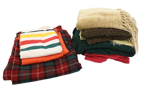 GROUP ON BLANKETSGroup of Blankets,