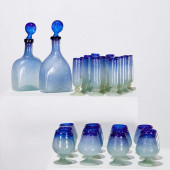 GROUP PULEGOSO STYLE GLASS BAR