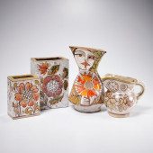GROUP SCHIAVON ERHART POTTERY