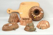 GROUP SIX COPPER MOLDSGroup of