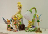 GROUP, SIX DISNEY TINKER BELL