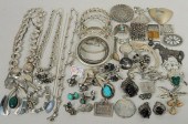 GROUP STERLING SILVER JEWELRY