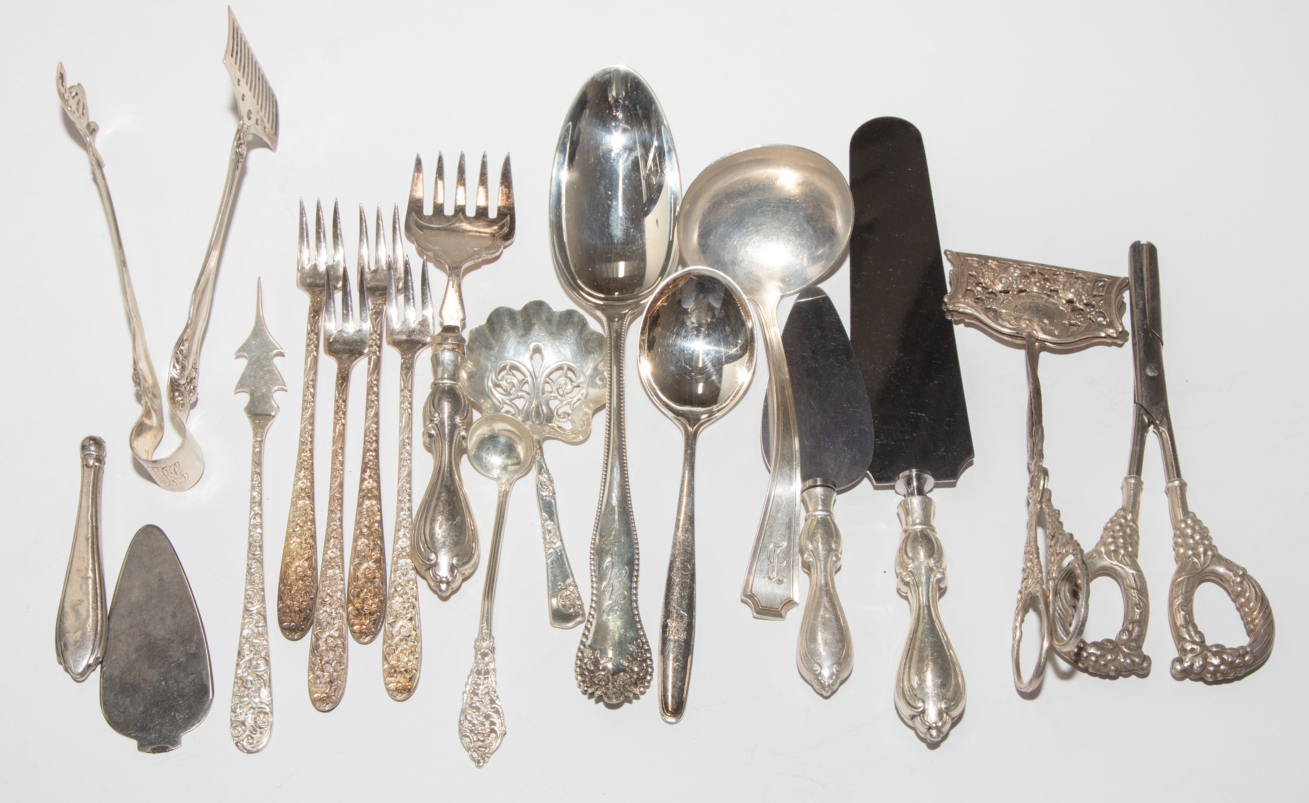 GROUP STERLING & SILVER PLATED