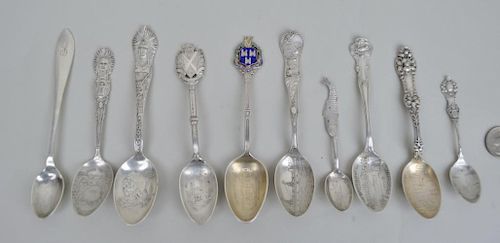 GROUP TEN ASSORTED STERLING