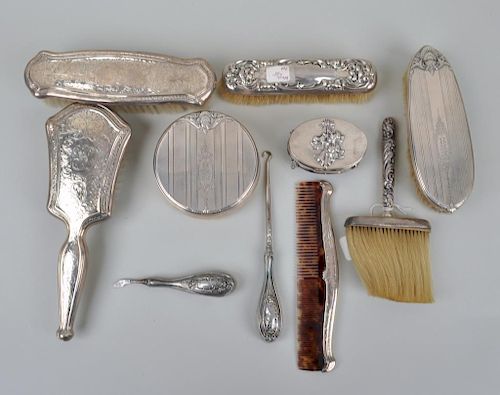 GROUP TEN STERLING DRESSER &