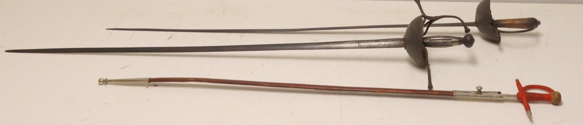 GROUP THREE ASSORTED SWORDS-