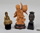 GROUP THREE SMALL ASIAN FIGURE